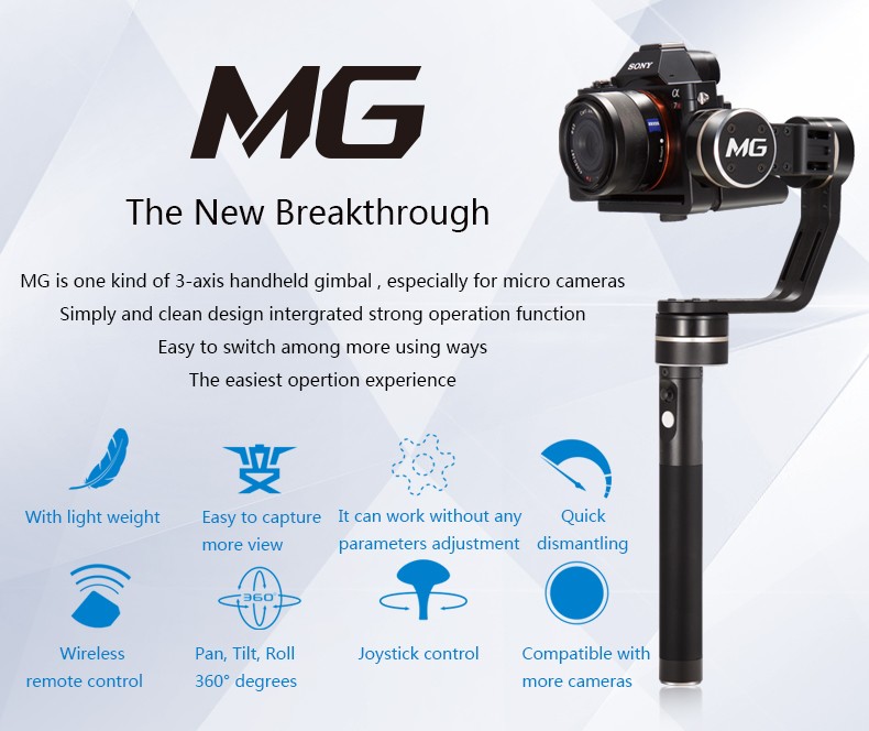 Feiyu Tech FY-MG 3-Axis Handheld Gimbal for Mirrorless Cameras (1)