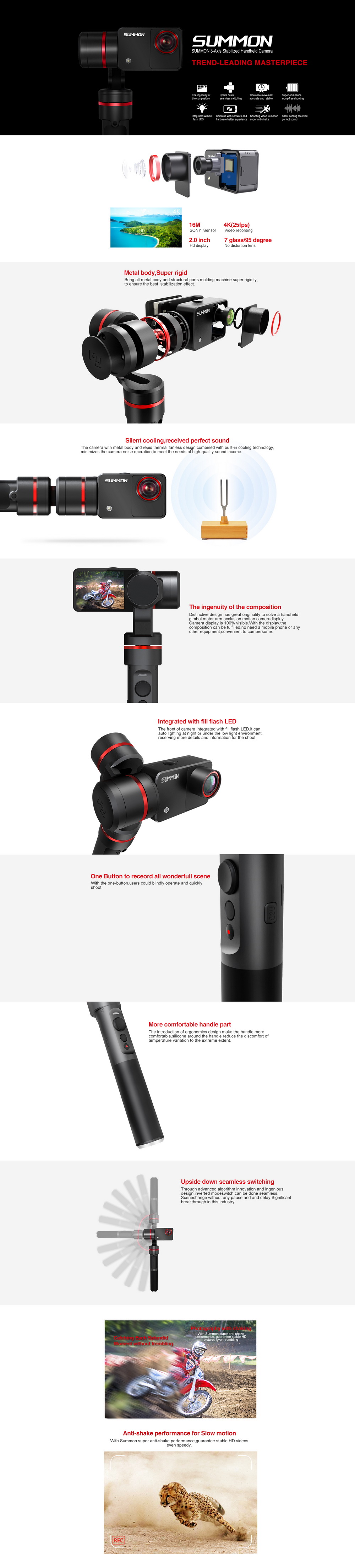 Feiyu Tech SUMMON 3-Axis Stabilized Handheld Camera (1)