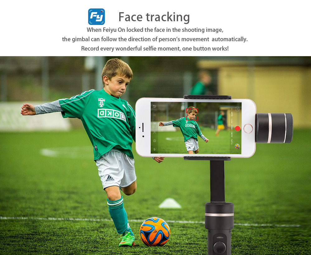 FeiyuTech SPG c 3-Axis Handheld Gimbal with Zoom Button for iPhone & SmartPhone