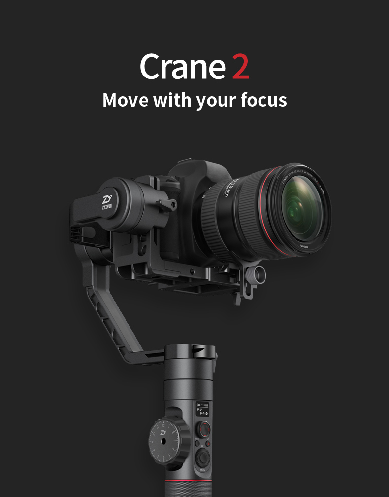 Zhiyun Crane 2 3-Axis Gimbal for Mirrorless, DSLR Camera (1)