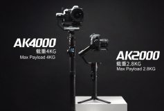 FeiyuTech AK2000 & AK4000 3-Axis Stabilized Handheld Gimbal for Mirrorless, DSLR Cameras